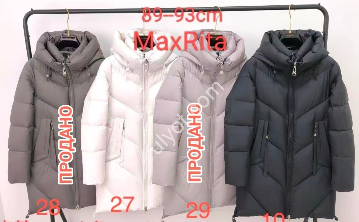 КУРТКА MAX RITA  (S-2XL) ЧЕРНЫЙ 671-10