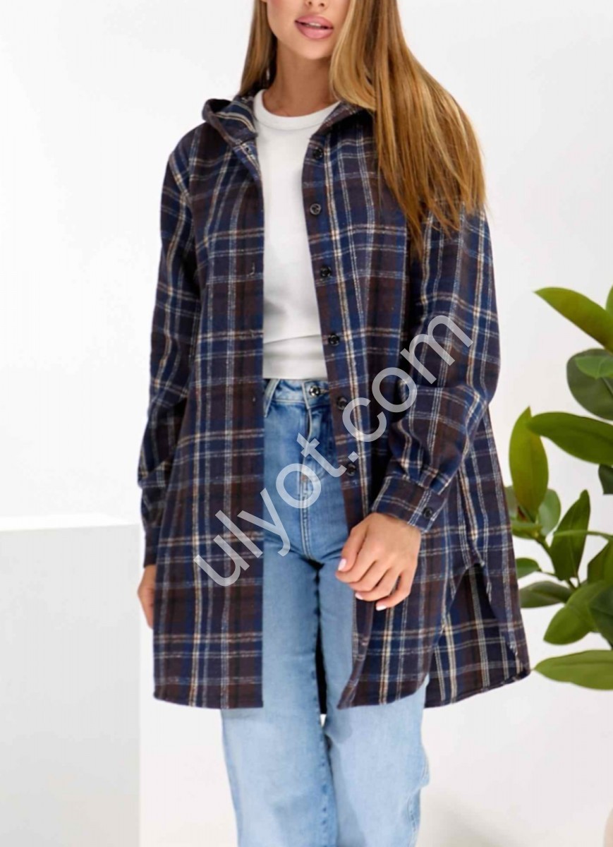 РУБАШКА С КАПЮШОНОМ (3XL-6XL) КРАСНЫЙ+ЧЕРНЫЙ 7766