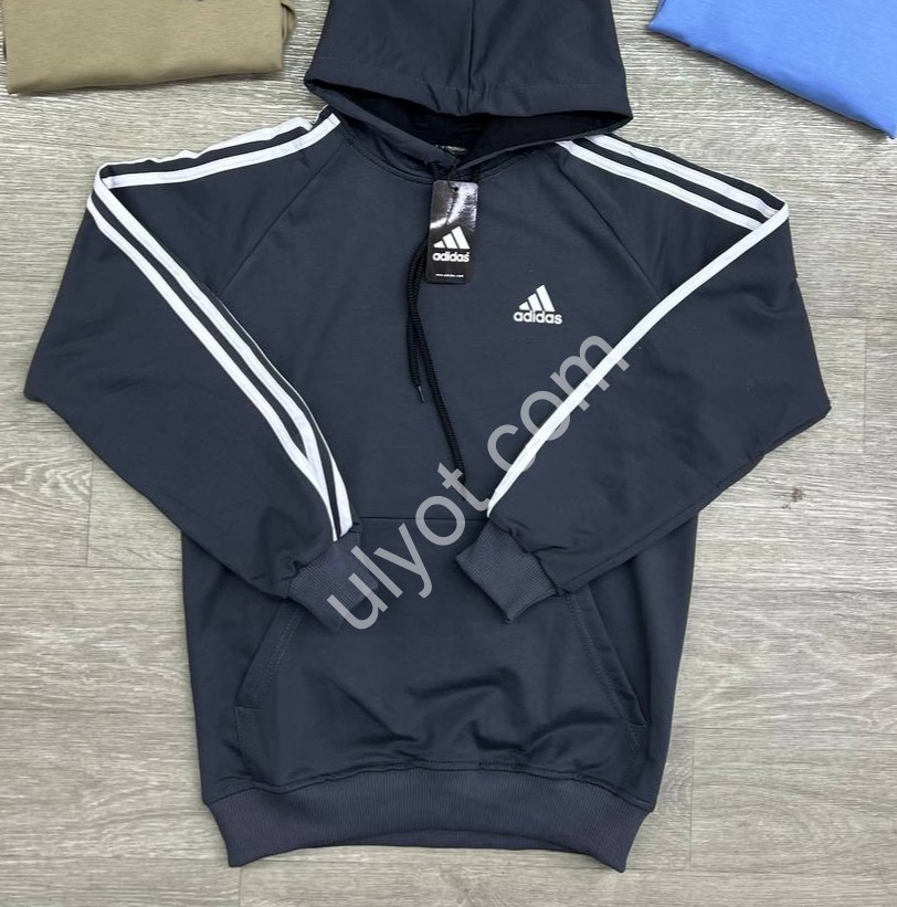 ХУДИ A01 (M-3XL) ЧЕРНЫЙ 260