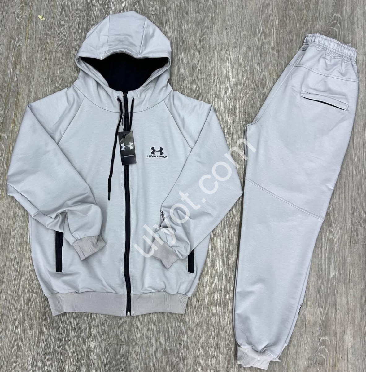 СПОРТ.КОСТЮМ U18 (M-3XL) МАНЖЕТ СВ.СІРИЙ 307