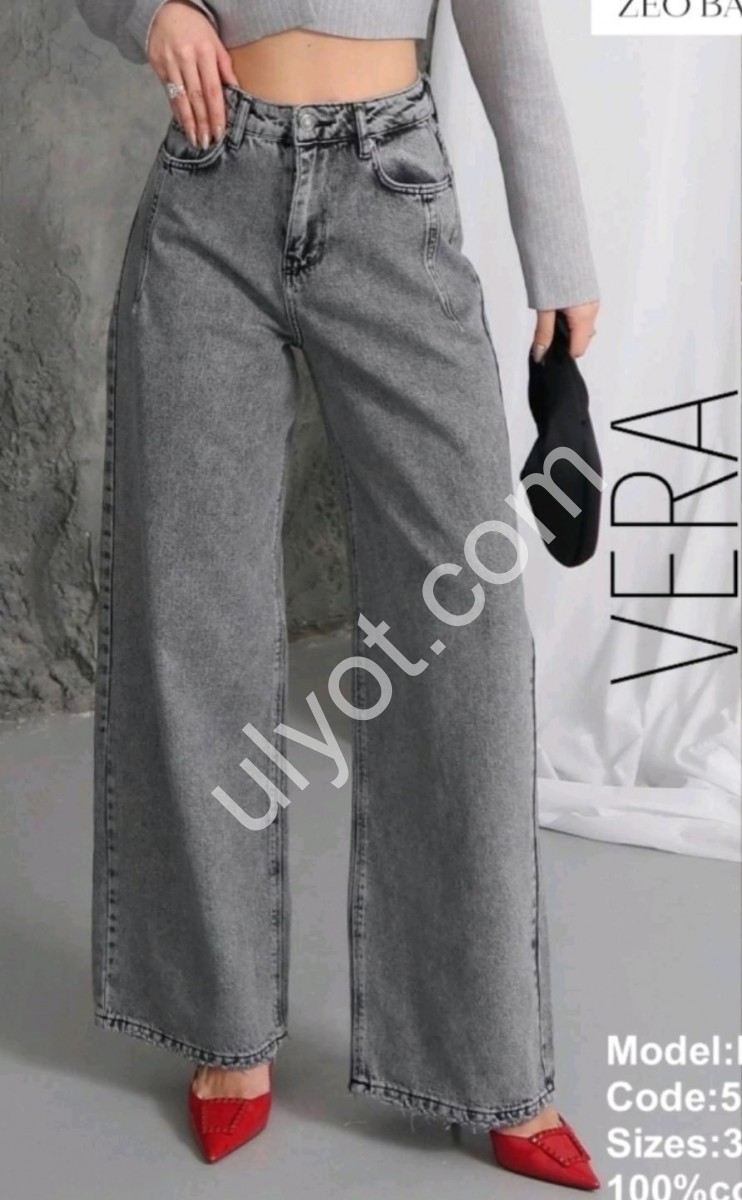 ДЖИНСИ ZEO BASIC (34-42) СІРИЙ 5258