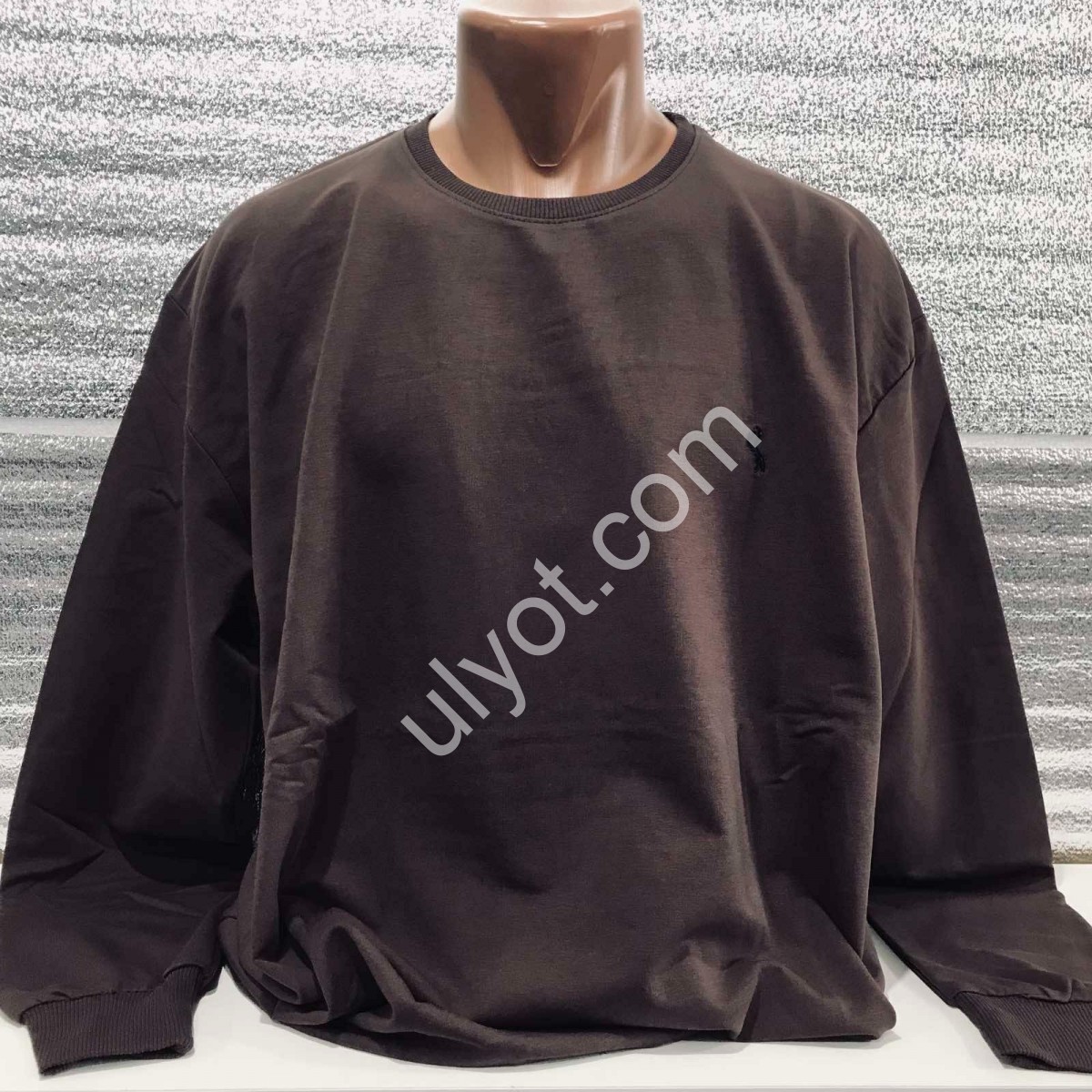 СВИТШОТ ELVIS (4XL-8XL) ШОКОЛАД 
