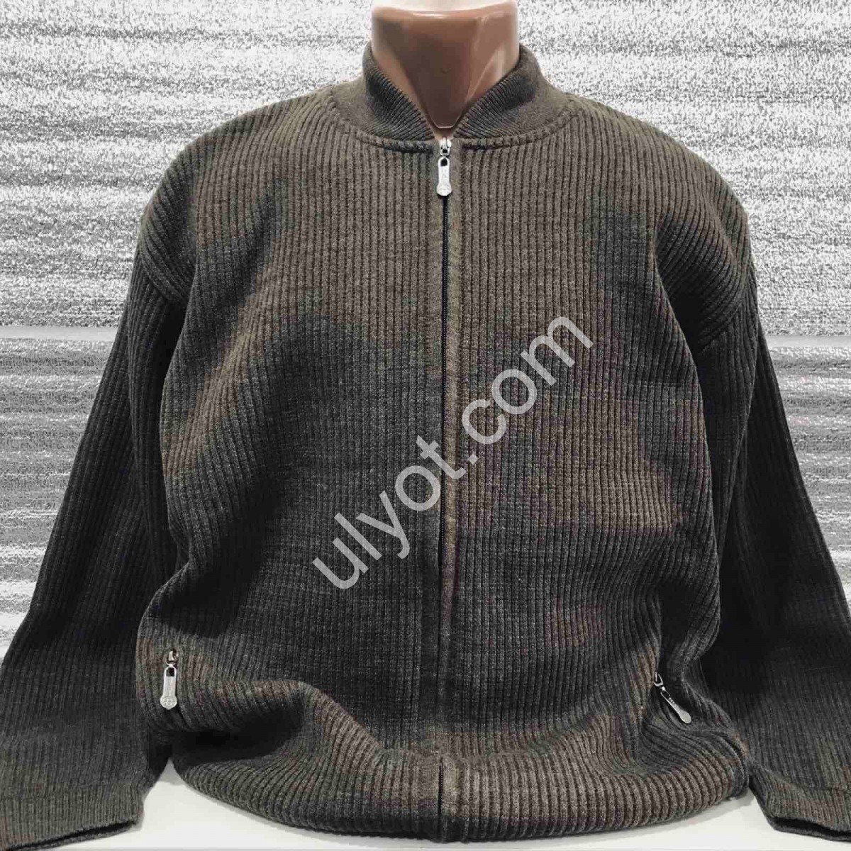 КАРДИГАН DEVANTI (3XL-5XL) ХАКИ 72211-1