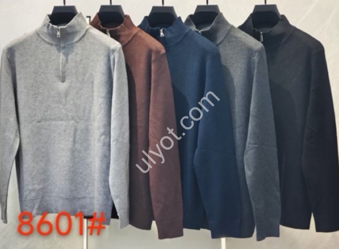 СВИТЕР (XL-5XL) ЧЕРНЫЙ 8601
