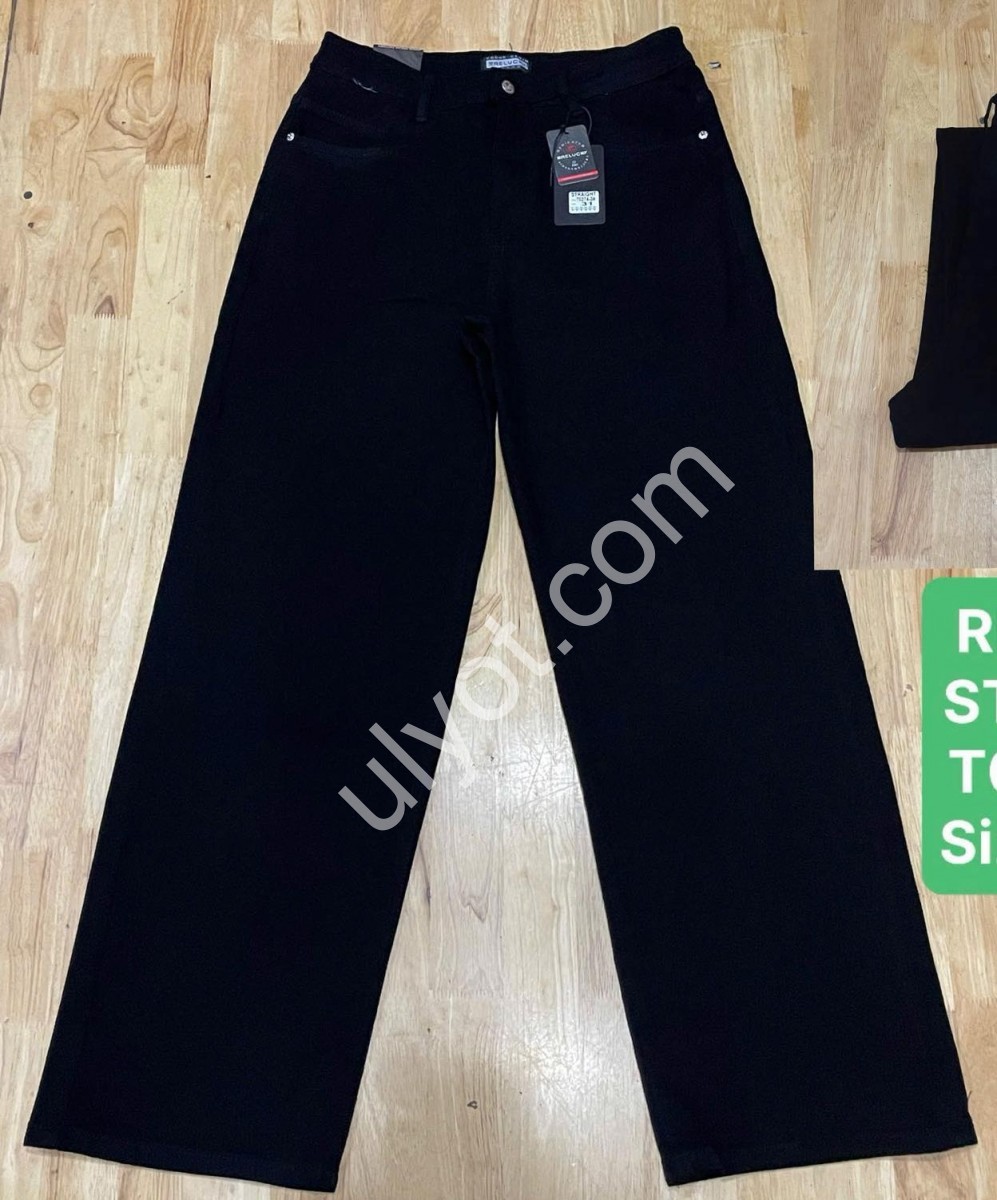 ДЖИНСЫ RELUCKY (31-38) ЧЕРНЫЙ 0274