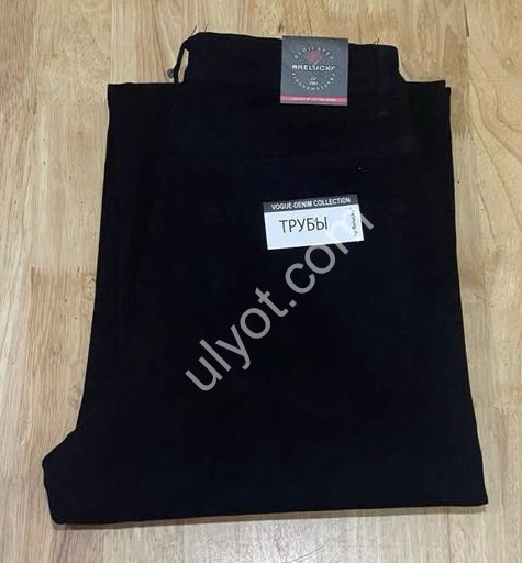 ДЖИНСЫ RELUCKY (31-38) ЧЕРНЫЙ 0274