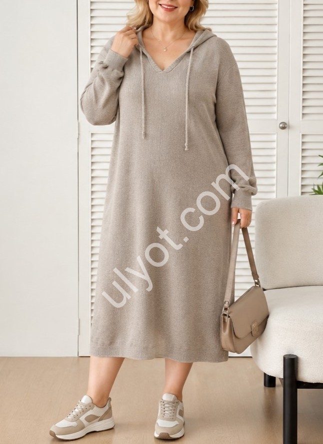 ПЛАТЬЕ-СВИТЕР (ONE SIZE) МИКС DM-12