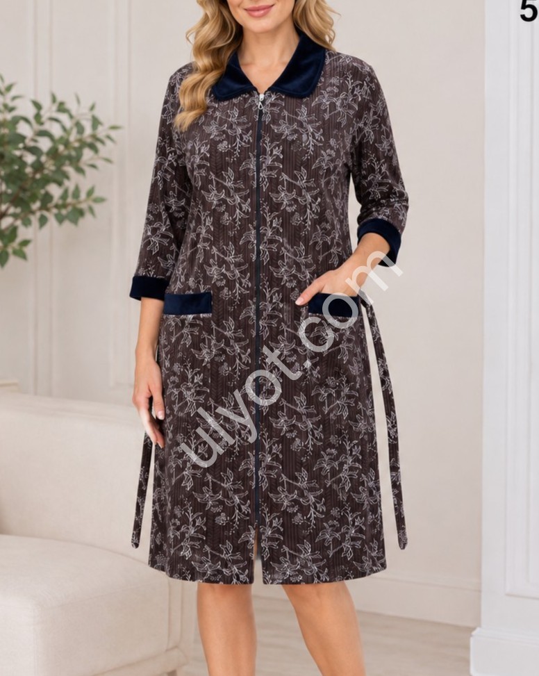 ХАЛАТ (58-66) Т.КОРИЧНЕВИЙ C700-365