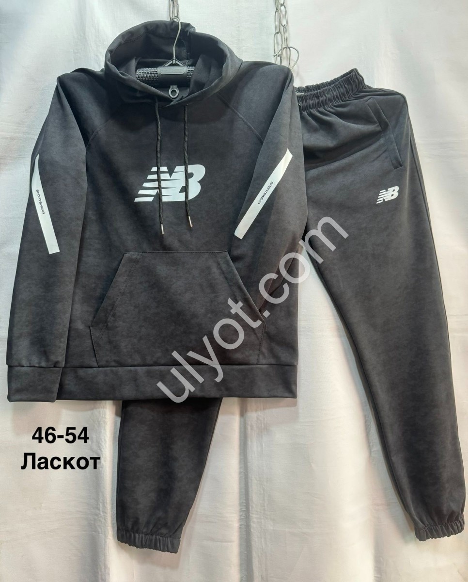 СПОРТ.КОСТЮМ NB02 (46-54) МАНЖЕТ ГРАФИТ 