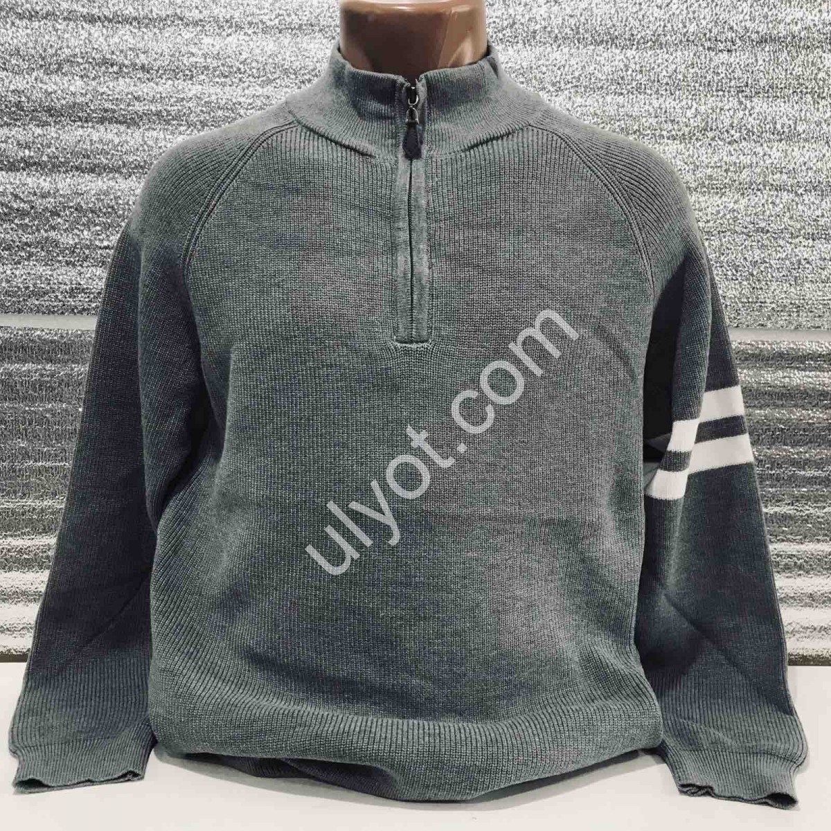 СВИТЕР MJ (M-2XL) СЕРЫЙ 168