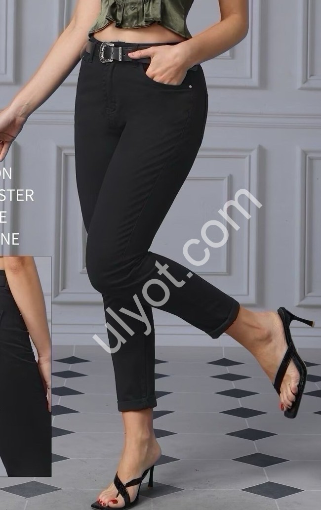 ДЖИНСИ M.SARA (XS-XL) ЧОРНИЙ 5105-13