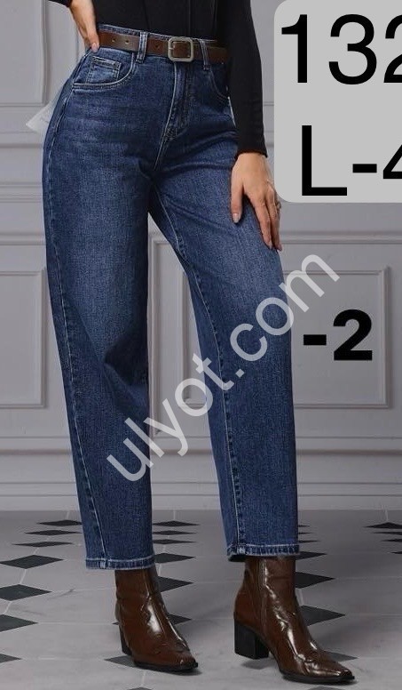 ДЖИНСИ M.SARA (L-4XL) Т.СИНІЙ 1323-2