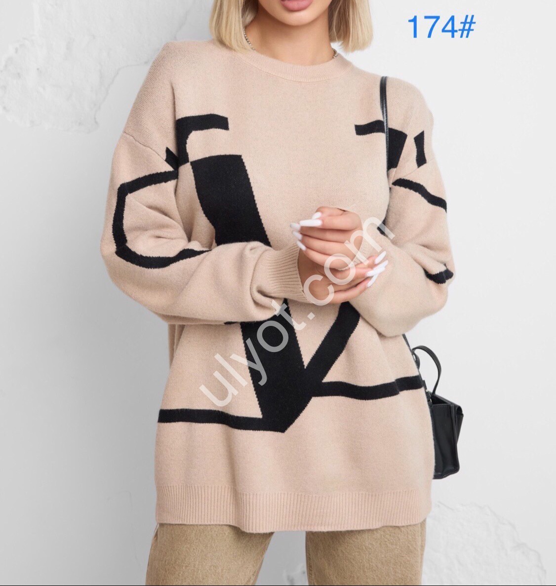 СВИТЕР (ONESIZE 48-52) БЕЖ 174