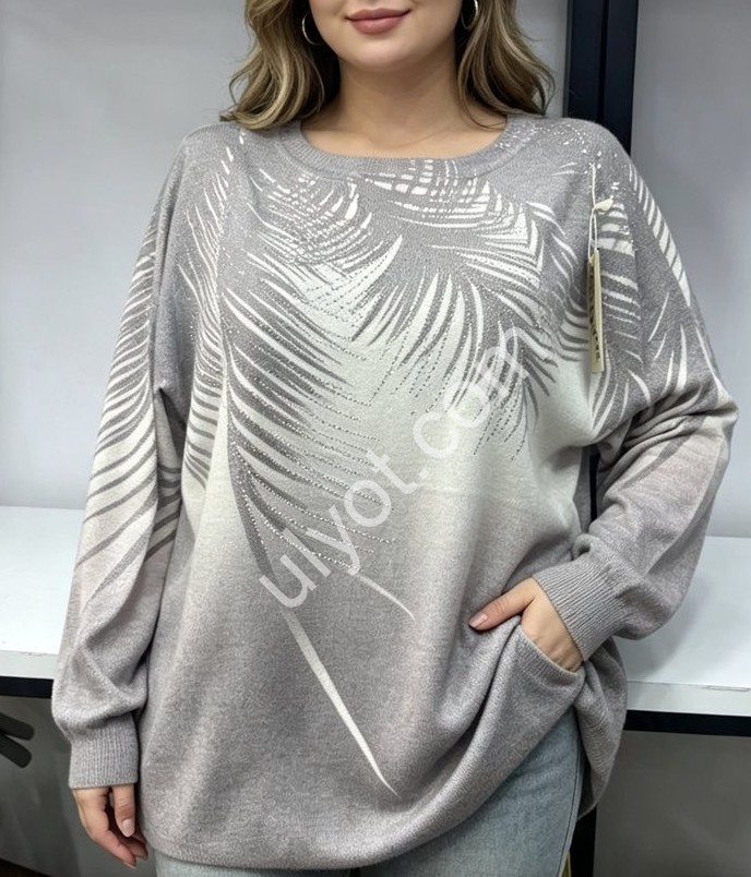 СВИТЕР (ONE SIZE 54-58) МИКС 750