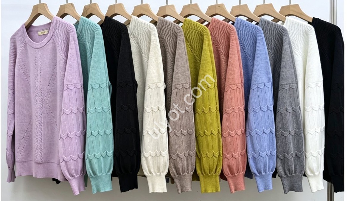 СВИТЕР (ONE SIZE 46-50) МИКС 1017