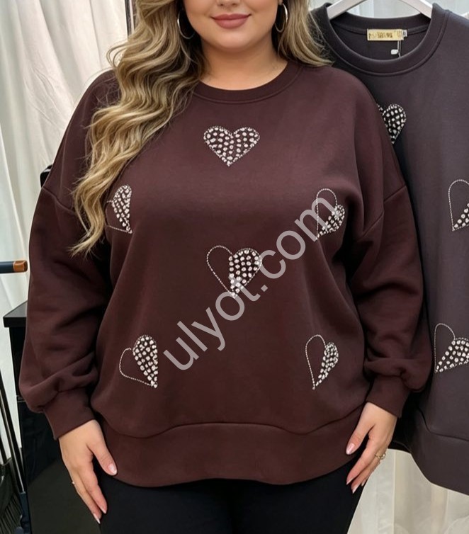 СВИТШОТ (ONE SIZE 58-62) МИКС 555