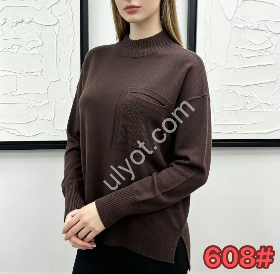 СВИТЕР (ONE SIZE 48-54) МИКС 608