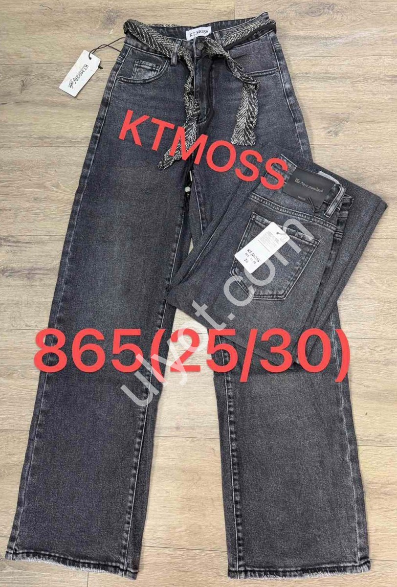 ДЖИНСЫ KT.MOSS (25-30) СЕРЫЙ 865