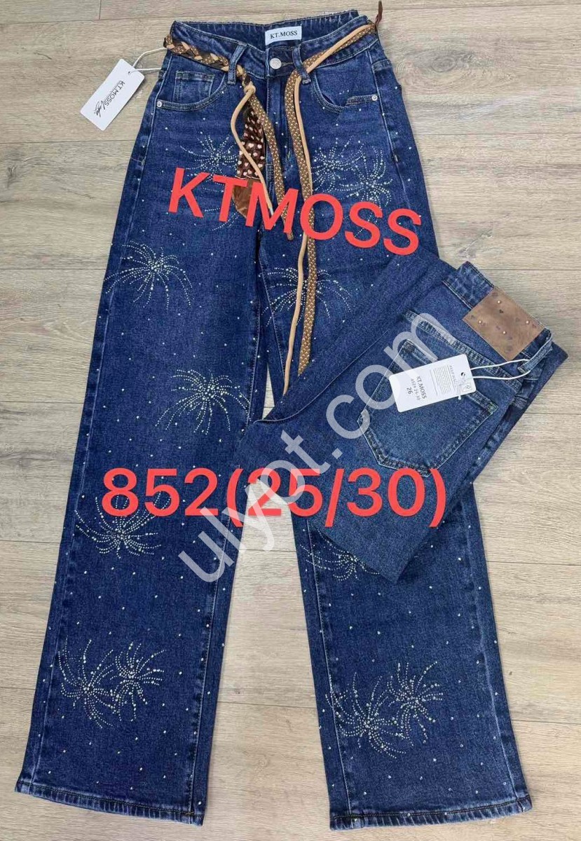 ДЖИНСЫ KT.MOSS (25-30) СИНИЙ 852