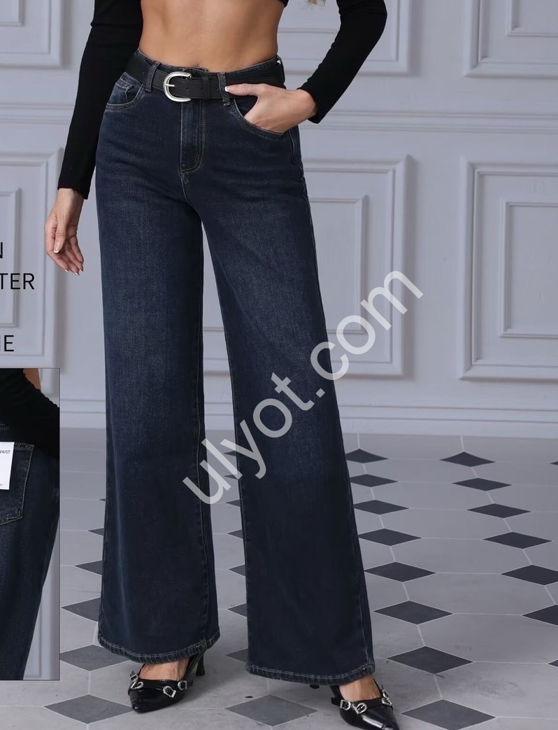 ДЖИНСЫ M.SARA (XS-XL) Т.СИНИЙ 5189-1А