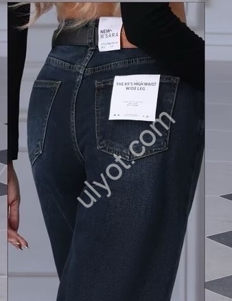 ДЖИНСЫ M.SARA (XS-XL) Т.СИНИЙ 5189-1А