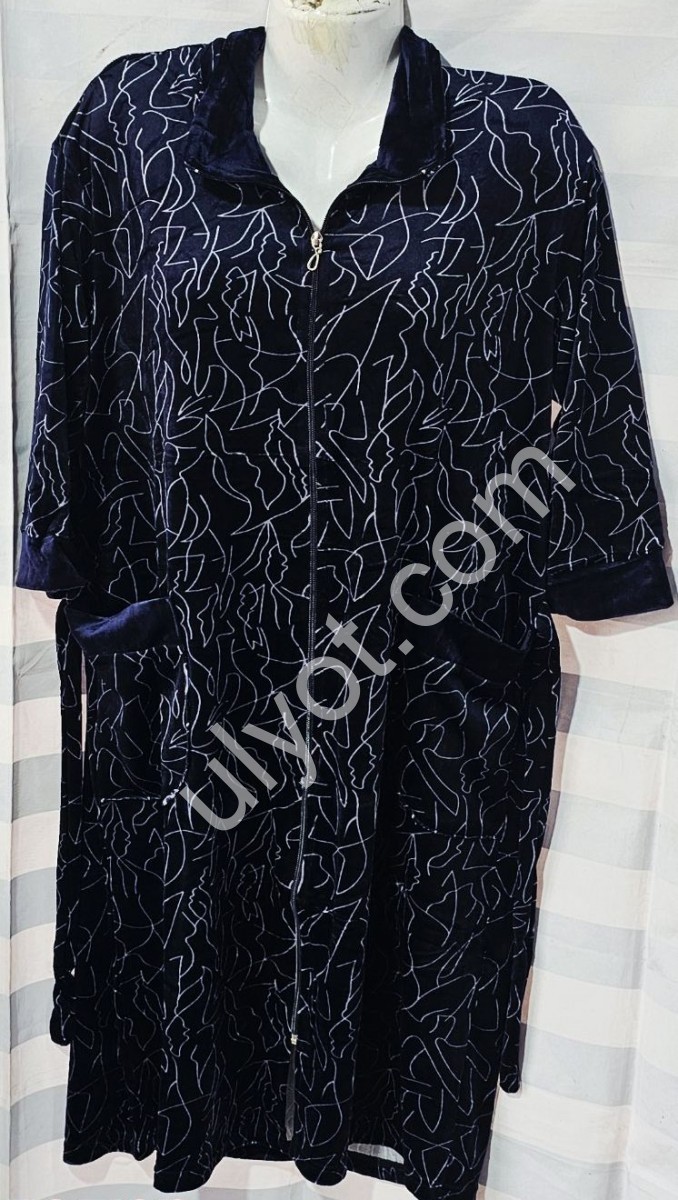 ХАЛАТ (52-60) ВЕЛЮР МИКС 900-372