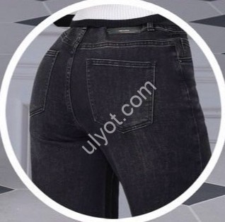 ДЖИНСЫ M.SARA (M-3XL) ГРАФИТ 705