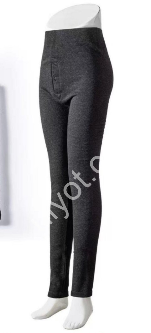 Лосини (ONE SIZE 52-60) ЧЕРНЕ хутро 8026