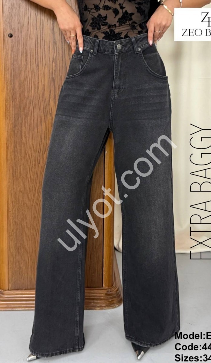 ДЖИНСЫ ZEO BASIC (34-42) ГРАФИТ 4451