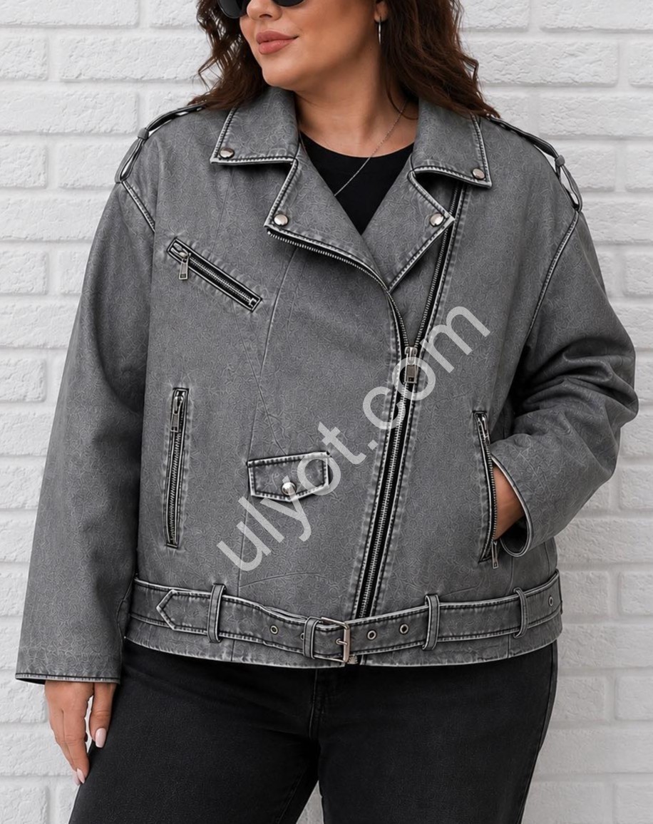 КУРТКА (XL-4XL) СЕРЫЙ 4503/F3601-X1