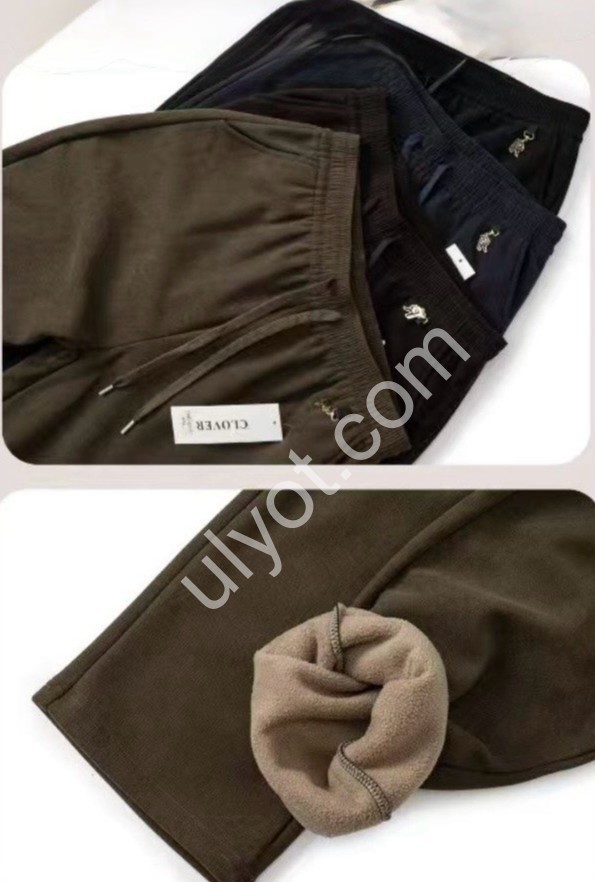ШТАНИ (3XL-6XL) хутро Т.СІРИЙ 69102