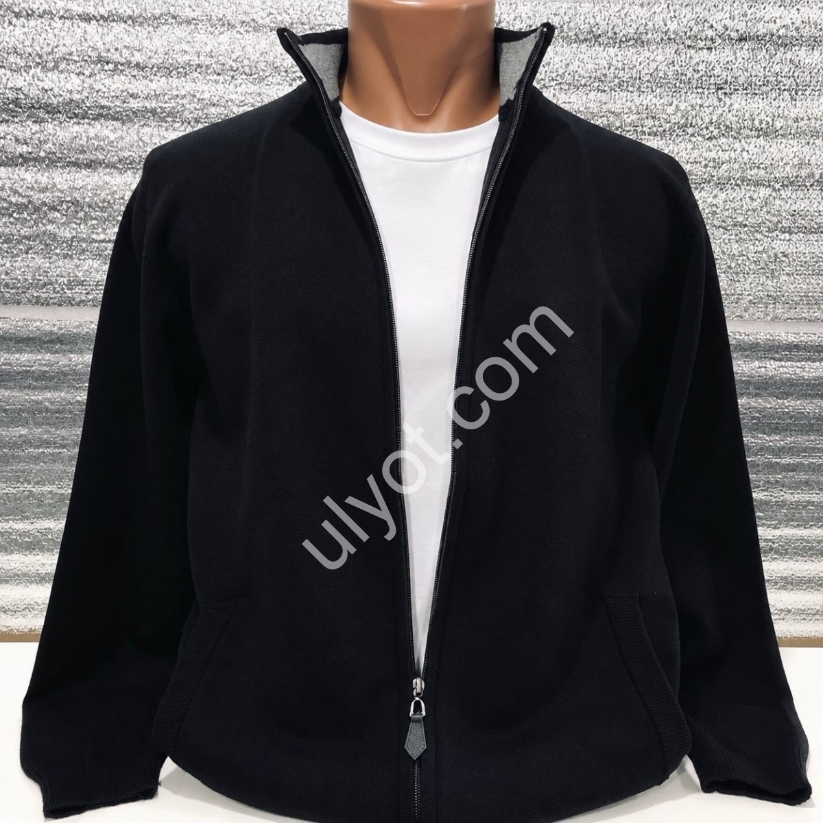 КОФТА (M-2XL) ЧОРНИЙ 128