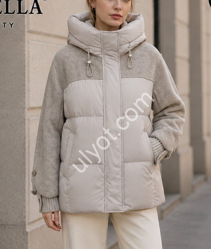 КУРТКА (S-XL) БЕЖ 9930