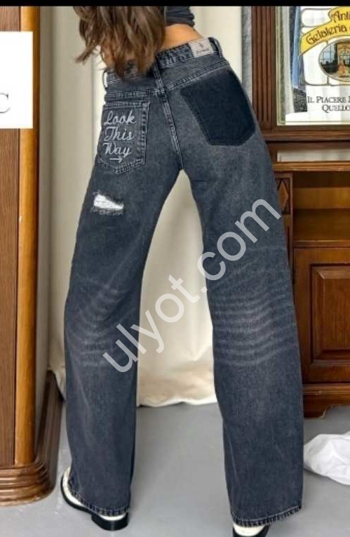 ДЖИНСЫ ZEO BASIC (34-42) ГРАФИТ 5674