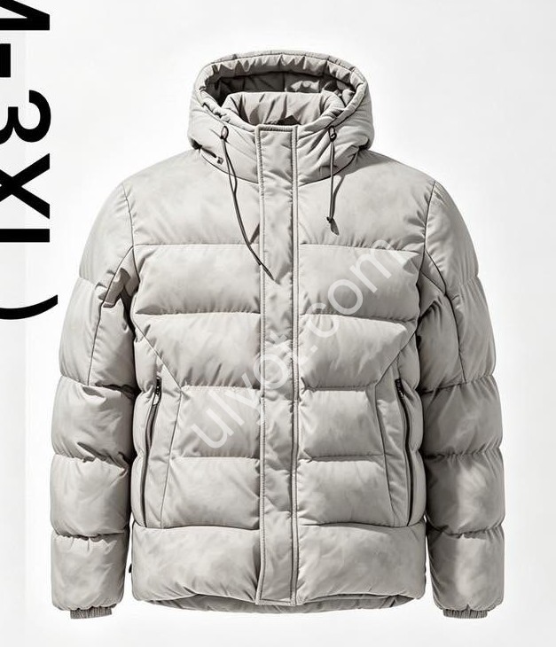 КУРТКА AUDSA (M-3XL) СВ.СЕРЫЙ 267