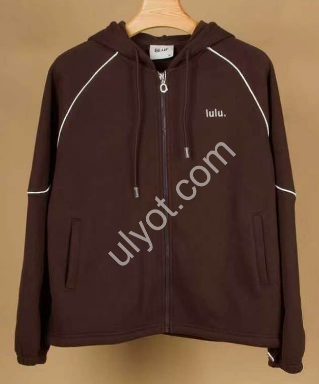 КОФТА JJF (L-4XL) МИКРОМЕХ ШОКОЛАД 7705