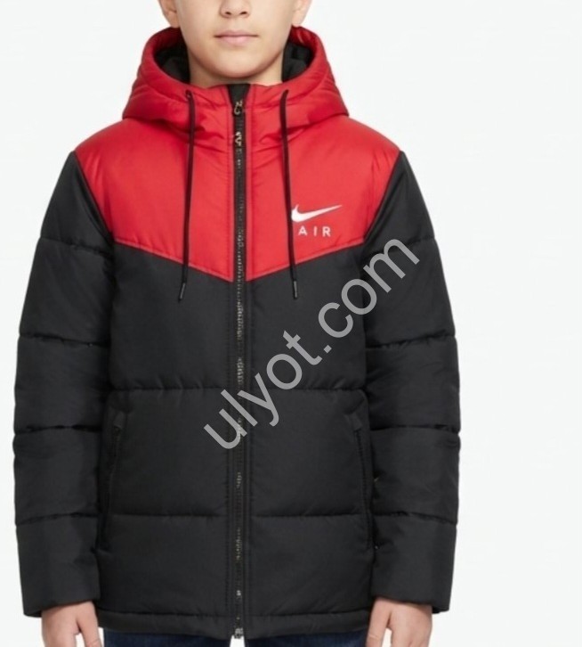 КУРТКА N02 (40-48) ЧЕРНЫЙ+КРАСНЫЙ 