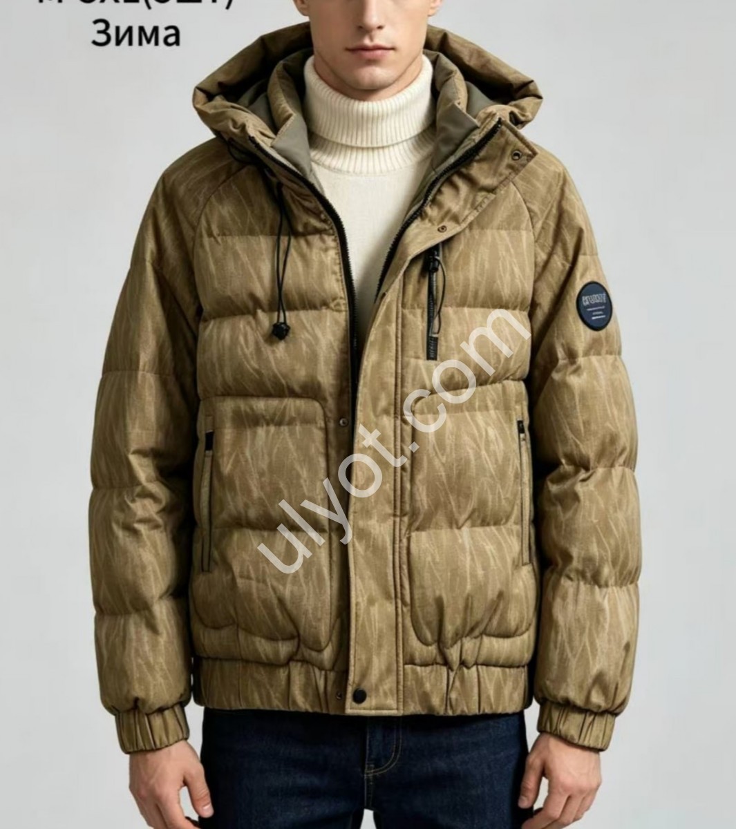 КУРТКА (M-3XL) ОЛИВКА 1087