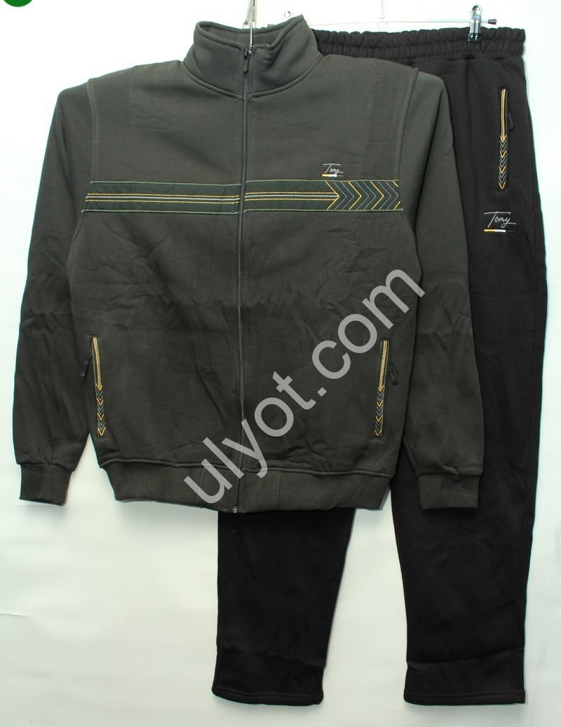CПОРТ.КОСТЮМ (3XL-6XL) БАЙКА ПРЯМОЙ ХАКИ 6281