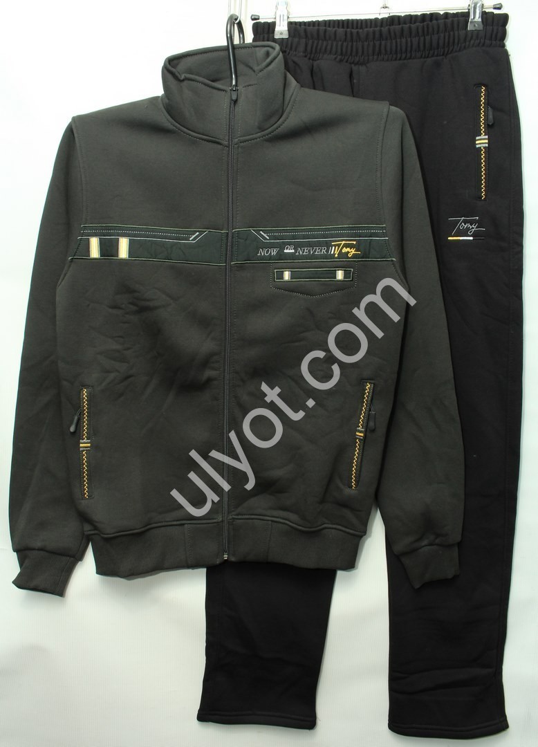 CПОРТ.КОСТЮМ (L-3XL) БАЙКА ПРЯМОЙ ХАКИ 6282