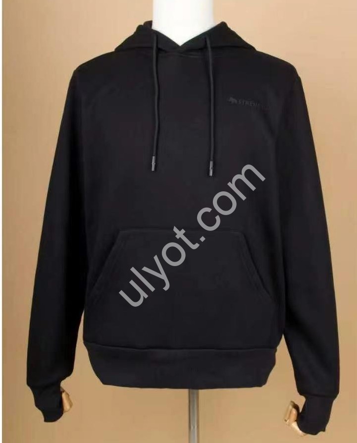 ТОЛСТОВКА JJF (L-4XL) МИКРОМЕХ СЕРЫЙ 8813
