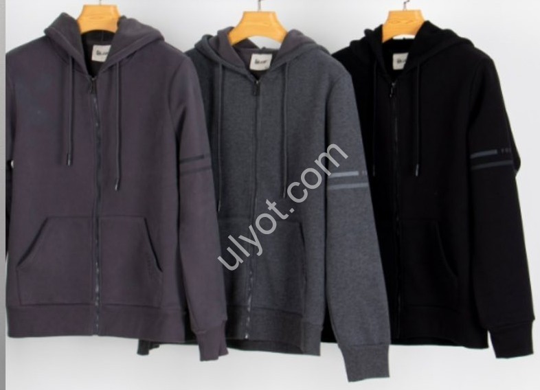 КОФТА JJF (L-4XL) МИКРОМЕХ СЕРЫЙ 50112
