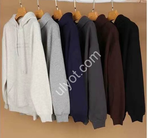 ХУДИ JJF (L-4XL) МИКРОМЕХ Т.СЕРЫЙ 7703
