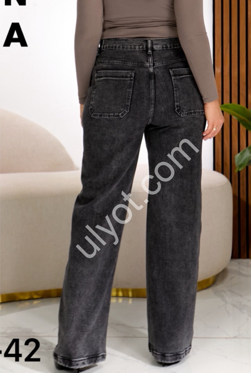 ДЖИНСЫ LIANA (32-42) ГРАФИТ 497