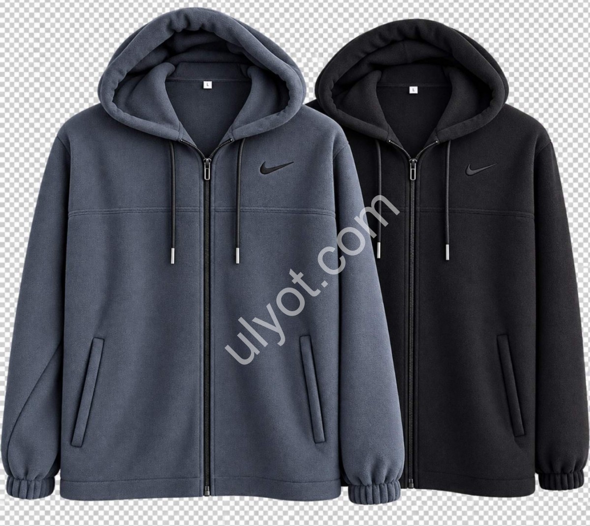 КОФТА N02 (46-54) ФЛИС Т.СЕРЫЙ 