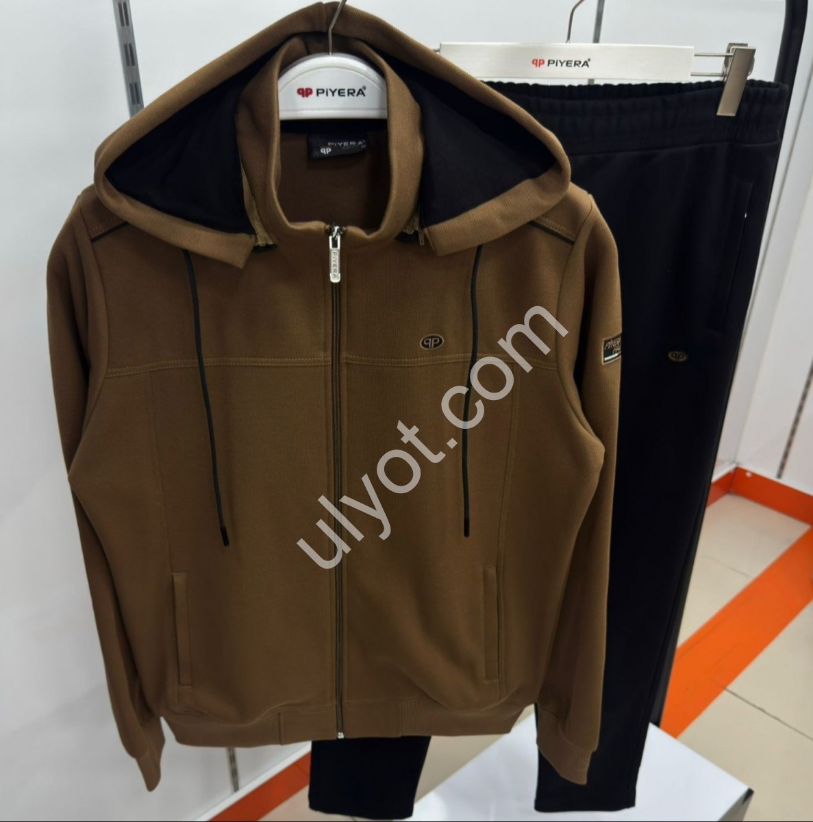 CПОРТ.КОСТЮМ ПИЕРА (M-3XL) БАЙКА ПРЯМОЙ ОХРА 5218