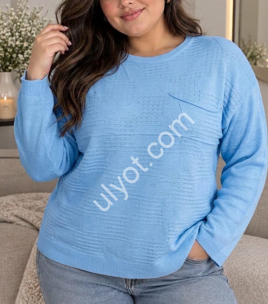 СВИТЕР (ONE SIZE 52-56) МИКС 25519