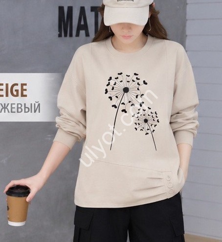 СВИТШОТ (ONE SIZE ) МИКС 6069