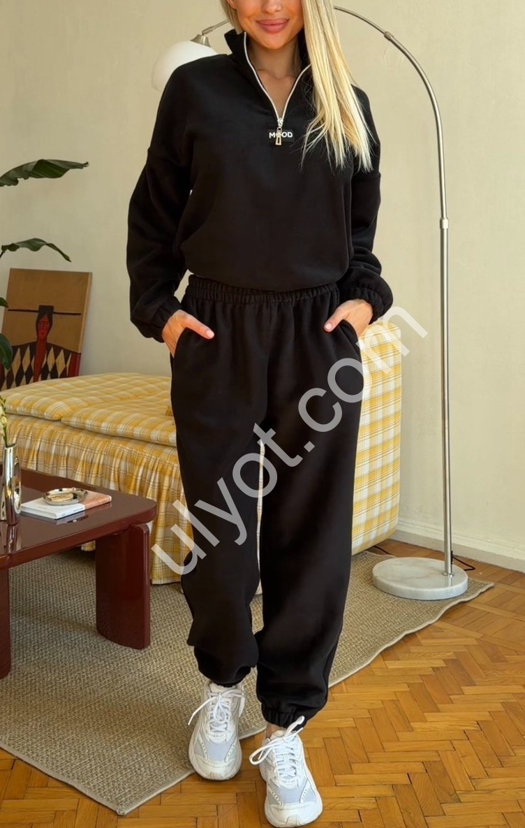 КОСТЮМ (ONE SIZE 42-46) ФЛИС ЧЕРНЫЙ 775