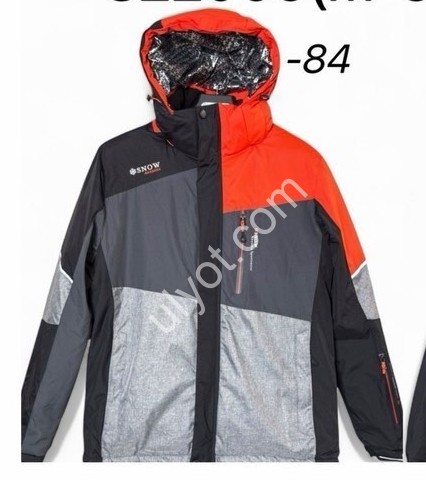 КОСТЮМ ЛИЖНИЙ (M-3XL) СІРИЙ+ПОМАРАЖОВИЙ 22069-84